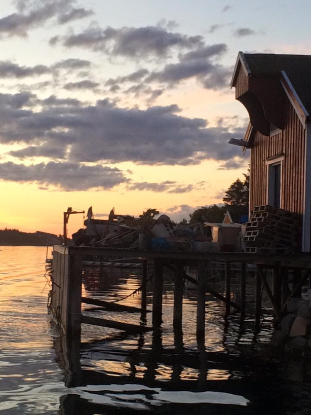 Solnedgang i Herøysundet